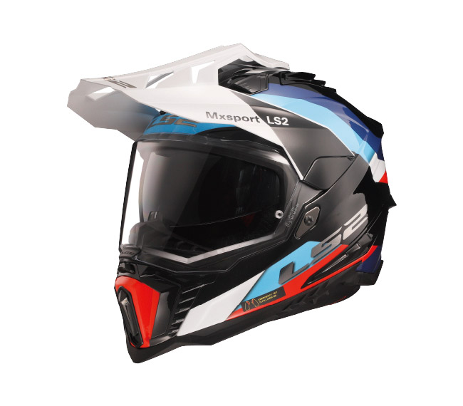 オフロードヘルメットLS2 エクスプローラーF  マットブラック/オレンジ　XL